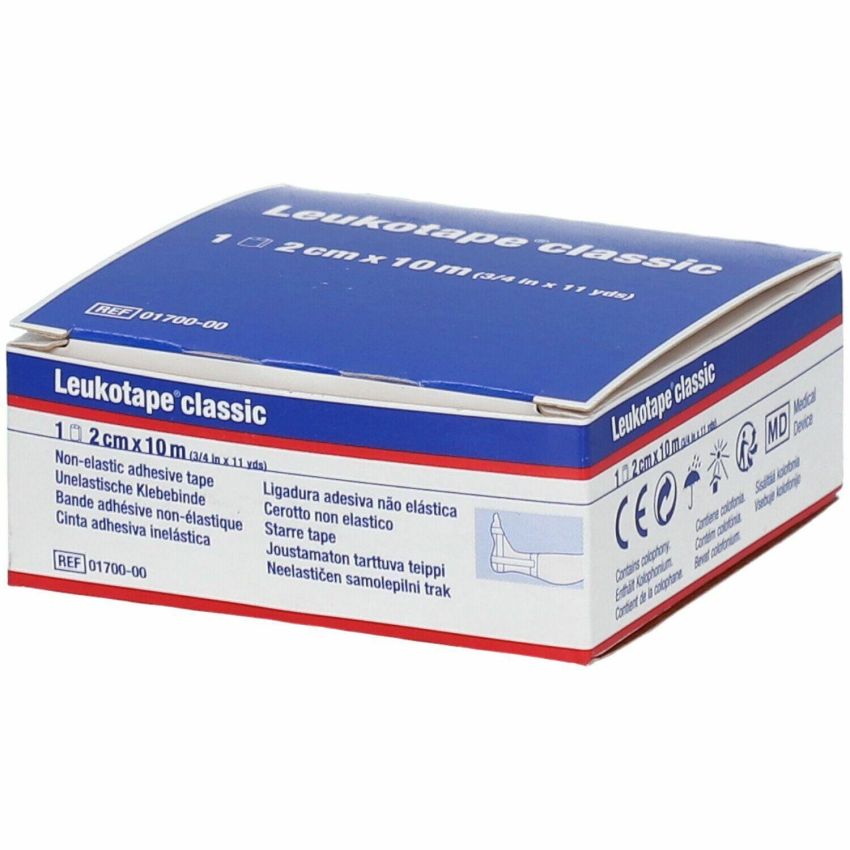 Leukotape Classic Benda Adesiva Anelastica, 10m x 2cm
