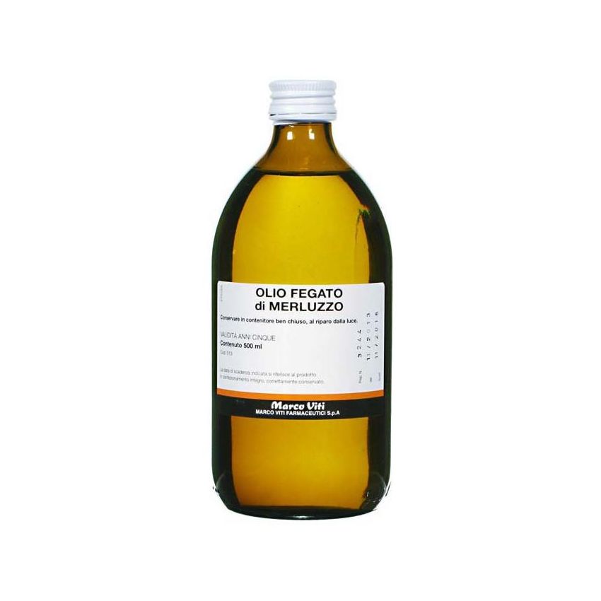 Olio di Fegato di Merluzzo Puro - 500 ml