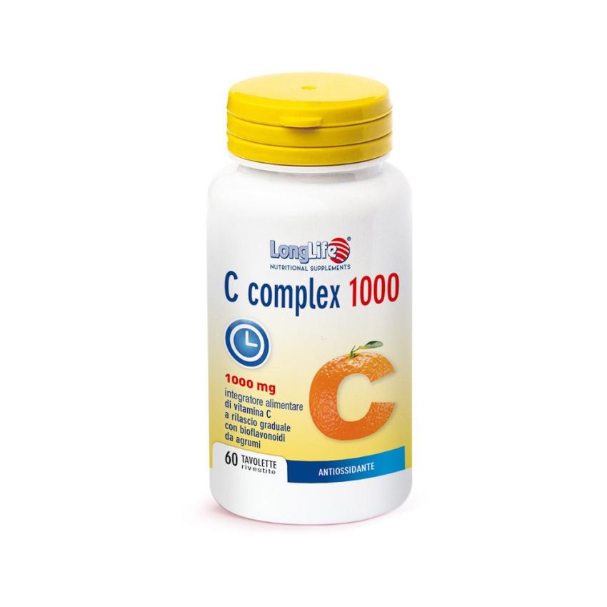 Longlife C Complex 1000 - Integratore di Vitamina C - 60 Tavolette
