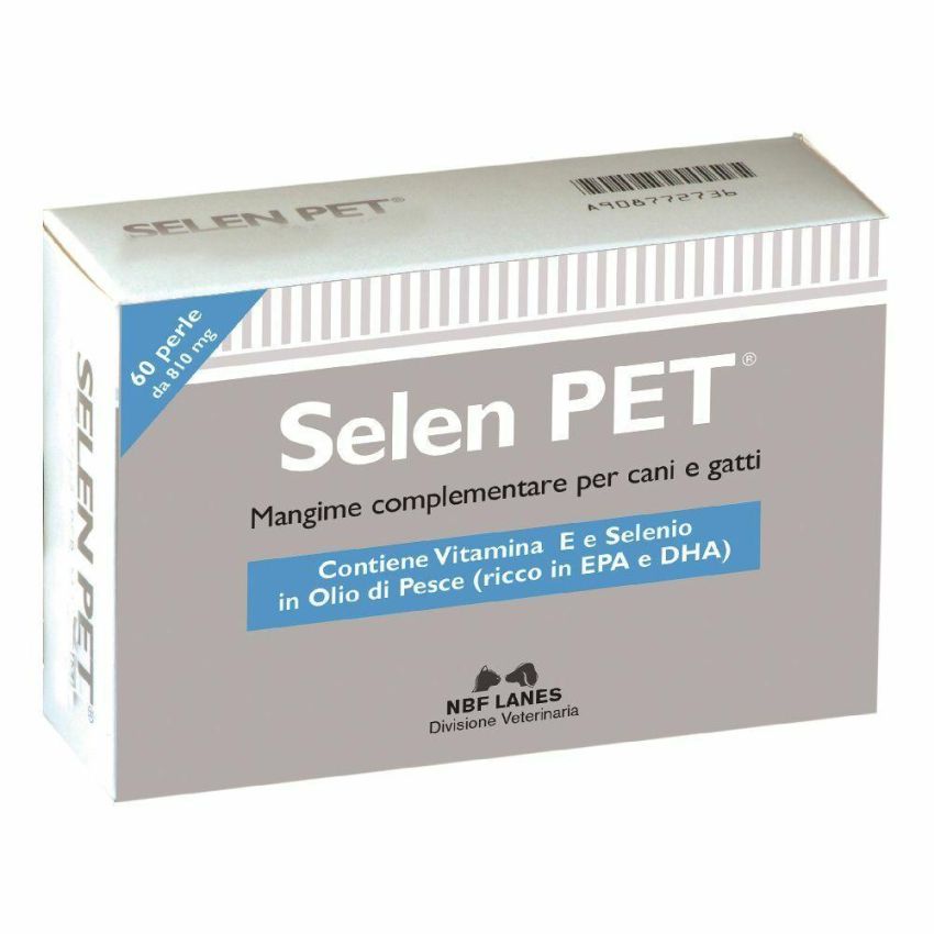 Selen Plus - Integratore di Selenio per Cani e Gatti - Blister da 60 Perle