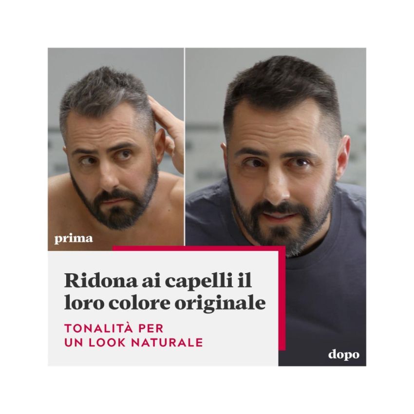 Just For Men - Shampoo Colorante per Capelli Castano Chiaro, 30ml