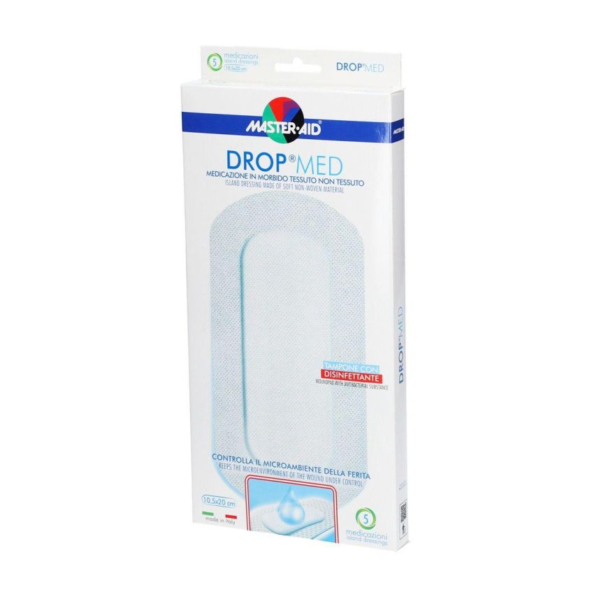 Dropmed Cerotto Autoadesivo 10,5x20cm Pack di 5 Pezzi