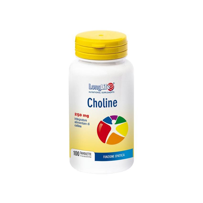 Longlife Choline - 100 Tavolette per il Sostegno Cognitivo