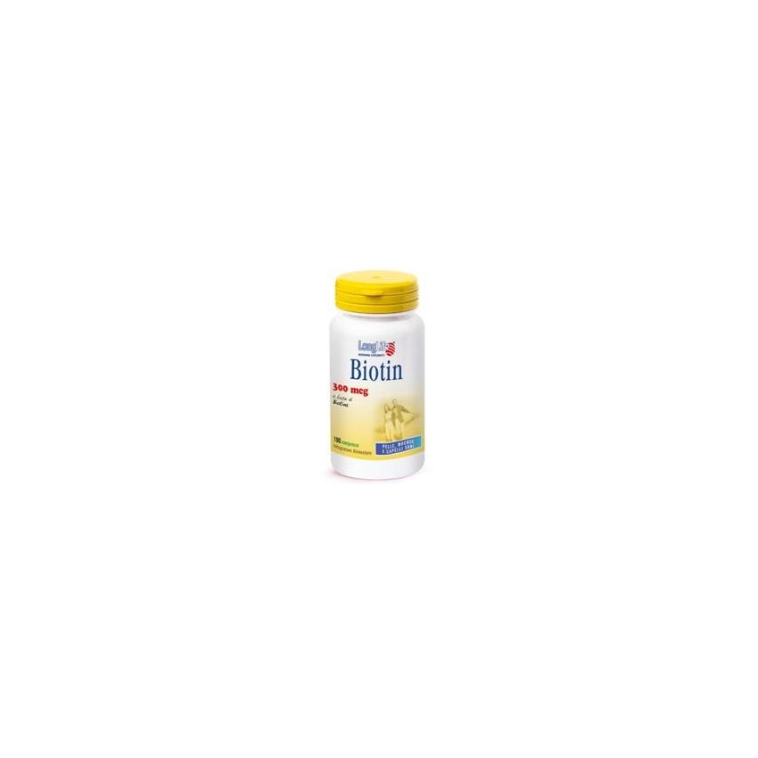 Biotin Longlife - 100 Compresse di Lunga Durata