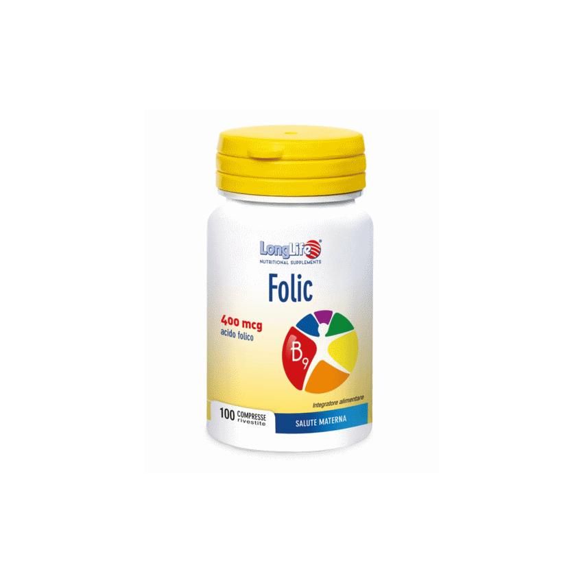 Longlife Folic 400mcg - 100 Compresse