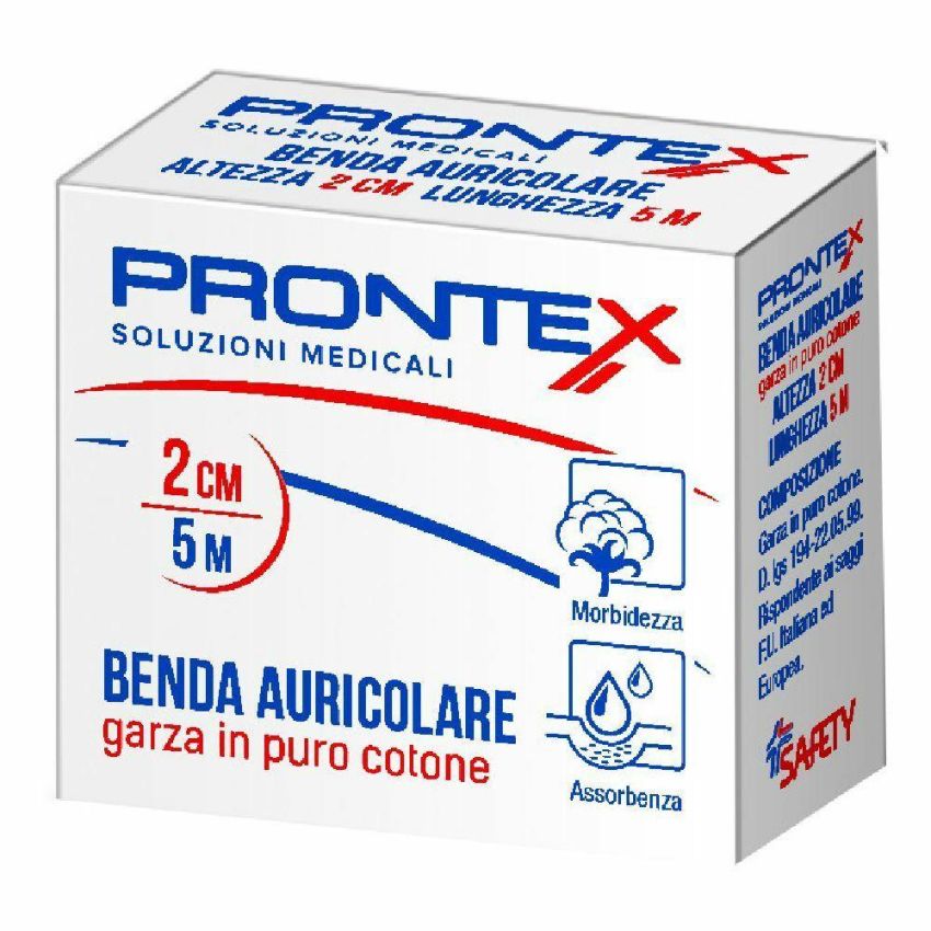 Prontex Benda Auricolare a 2cm di Larghezza
