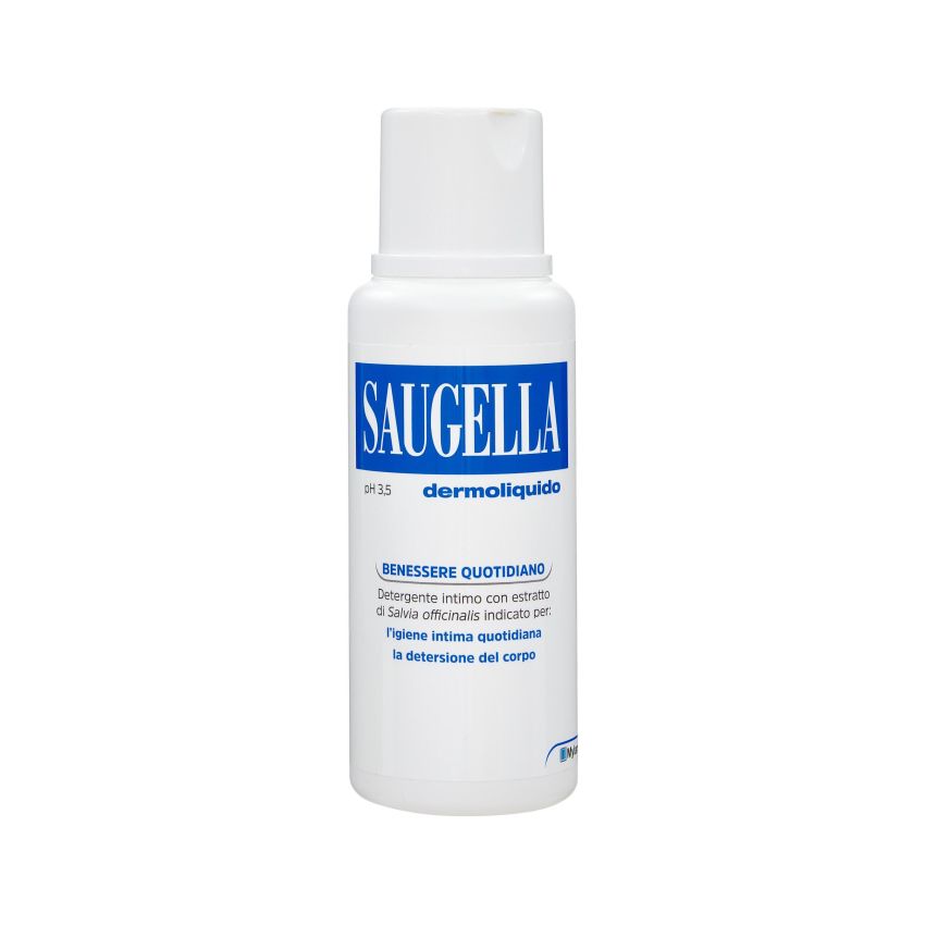 Saugella Dermoliquido Detergente Intimo, pH 3.5, 250 mL