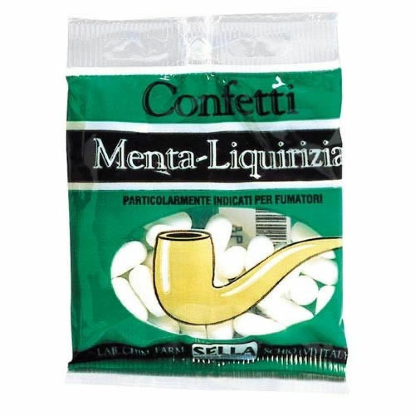 Sella Aromatizzata al Gusto di Confetti, Menta e Liquirizia - 30g