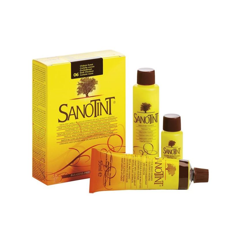 Sanotint Tintura per Capelli Castano Scuro 06, 125ml