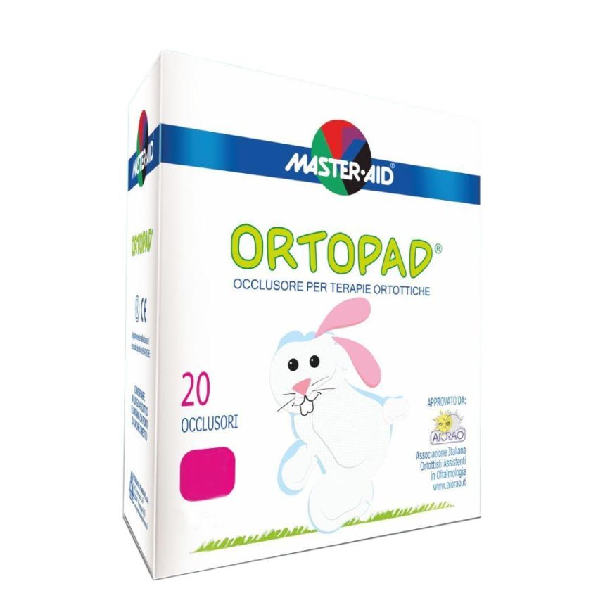 Ortopad Regular - Cerotto Oculare Ortottico Bianco, 20 Pezzi