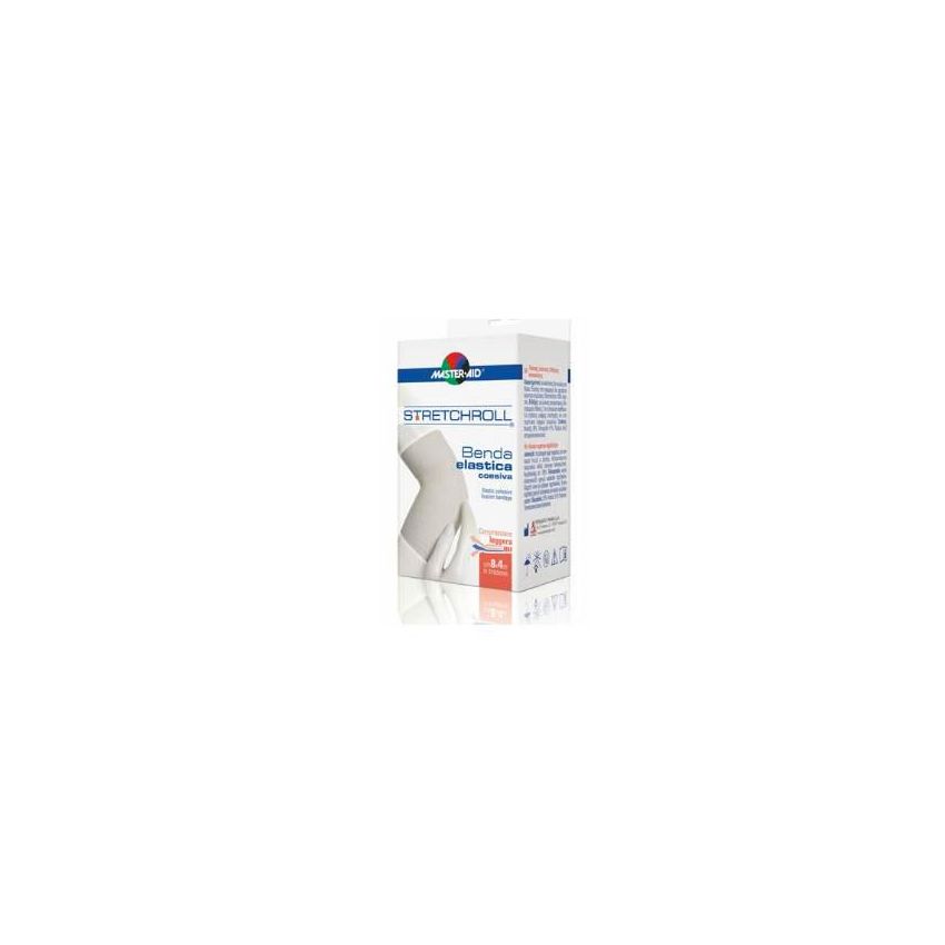 Master Aid - Bendaggio Elastico Stretchroll, 6 cm x 4 m