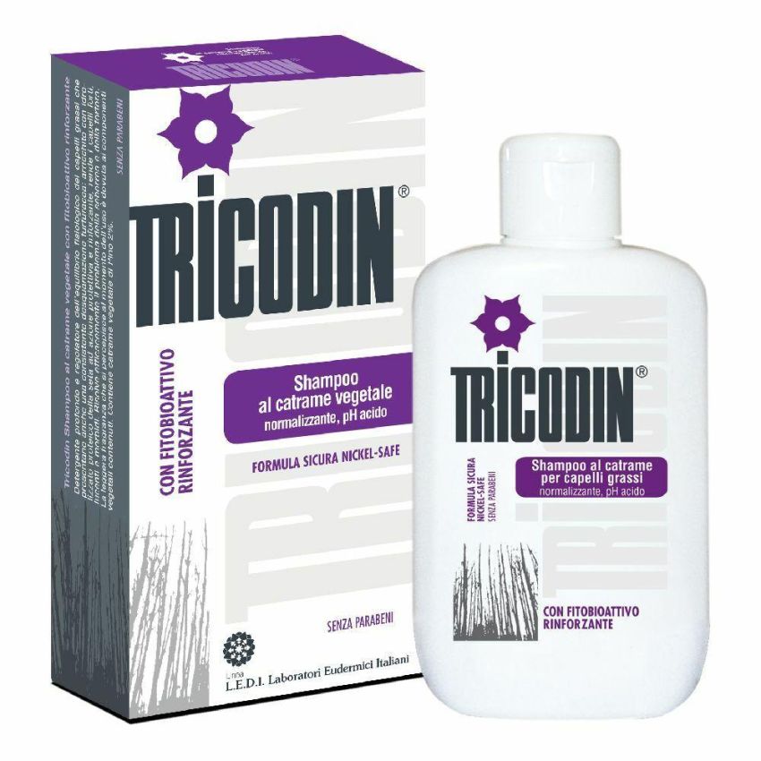 Shampoo Tricodin al Catrame 125ml - per Capelli Grassi