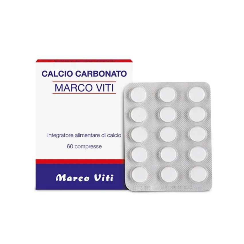 Carbonato di Calcio - Viti - Pacco da 60 Compresse