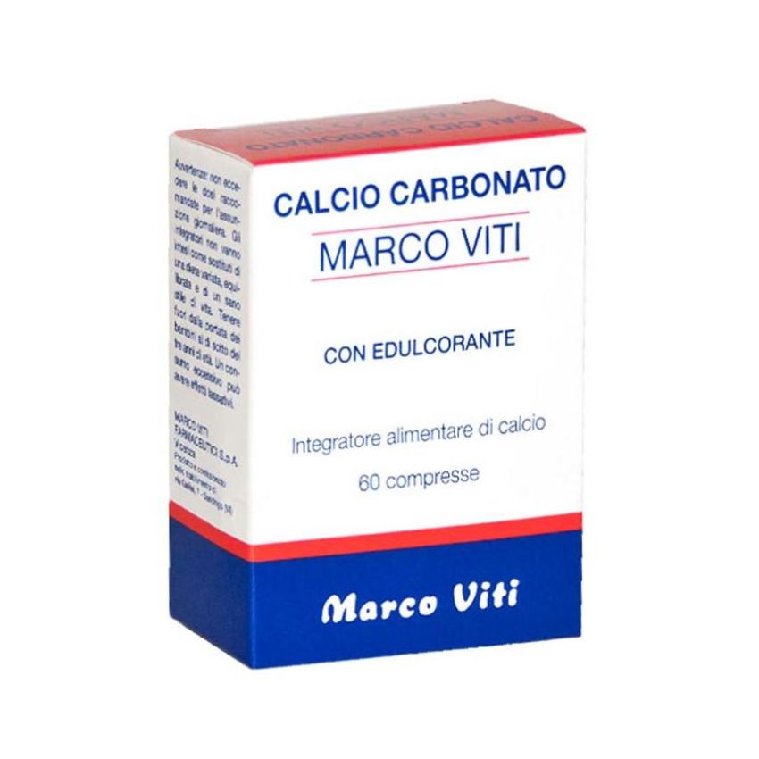 Carbonato di Calcio - Viti - Pacco da 60 Compresse