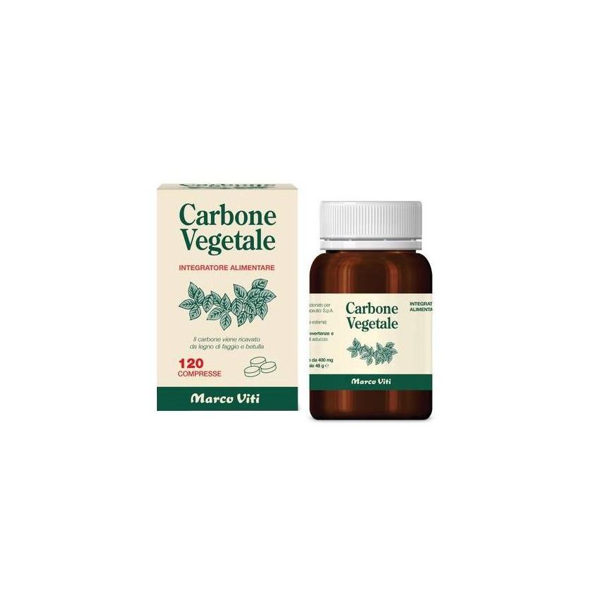 Carbone Vegetale - Pacchetto da 120 Compresse