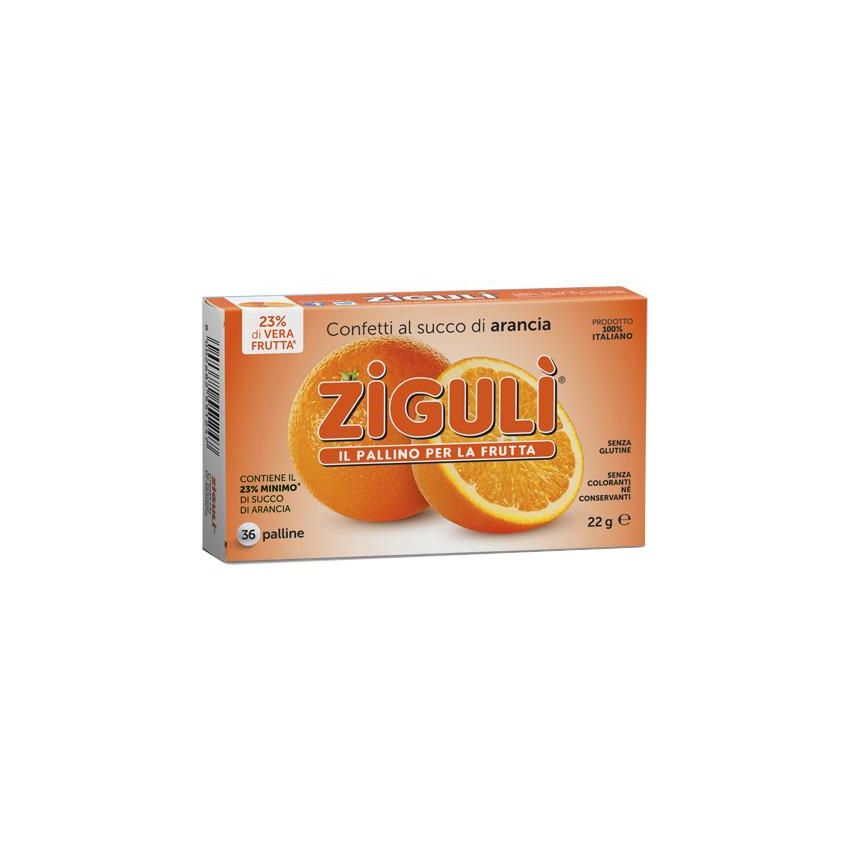 Ziguli Gusto Arancia - Caramelle da 22g