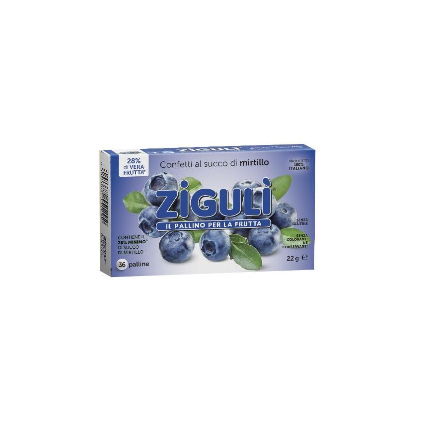Zigul Mirtillo: Pacco da 36 Palline, 22g ciascuna