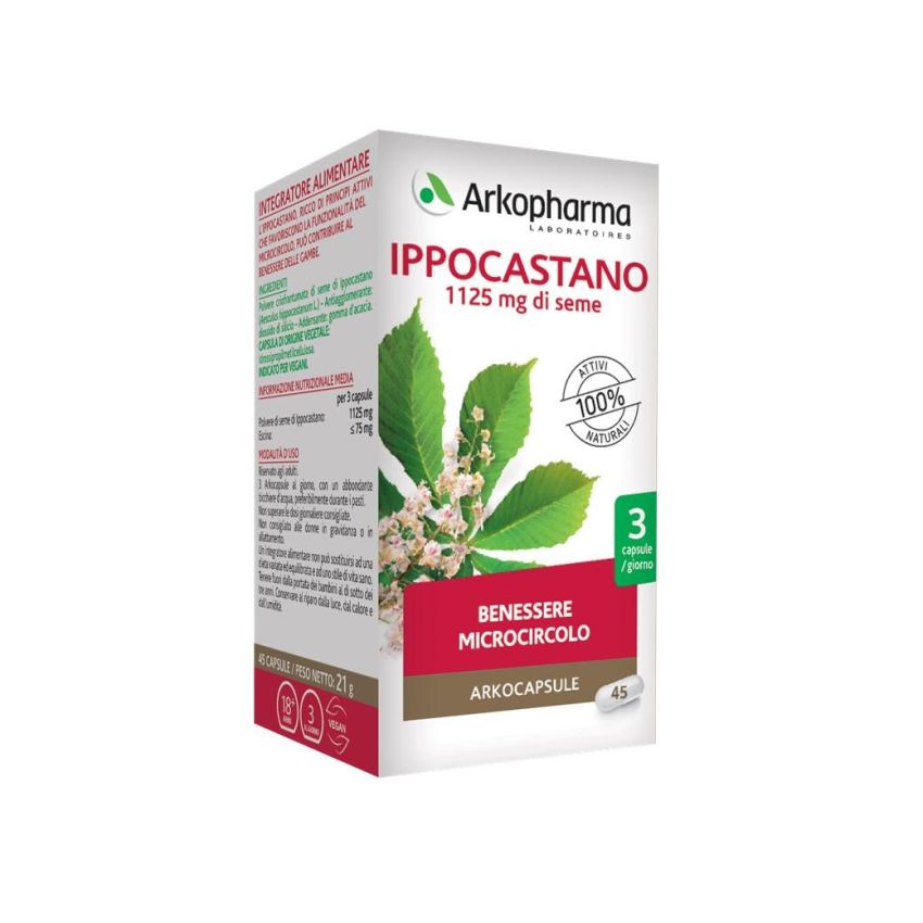 Arkopharma Ippocastano - 45 Capsule Salutari
