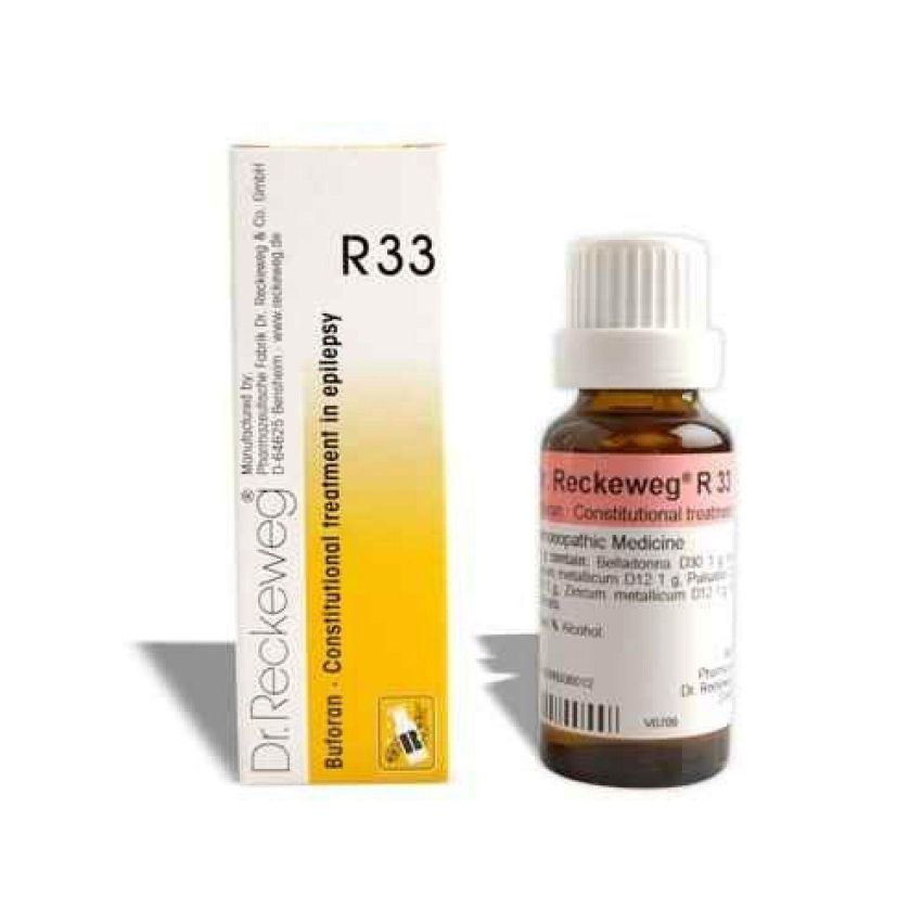 Gocce Reckeweg R33 - Flacone da 22ml