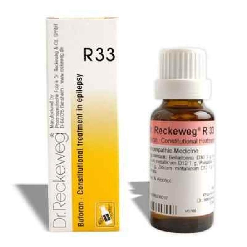 Gocce Reckeweg R33 - Flacone da 22ml