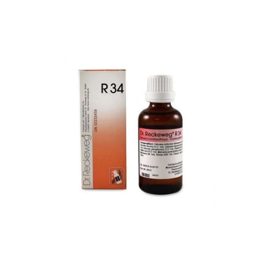 Gocce Reckeweg R34, Flacone da 22ml
