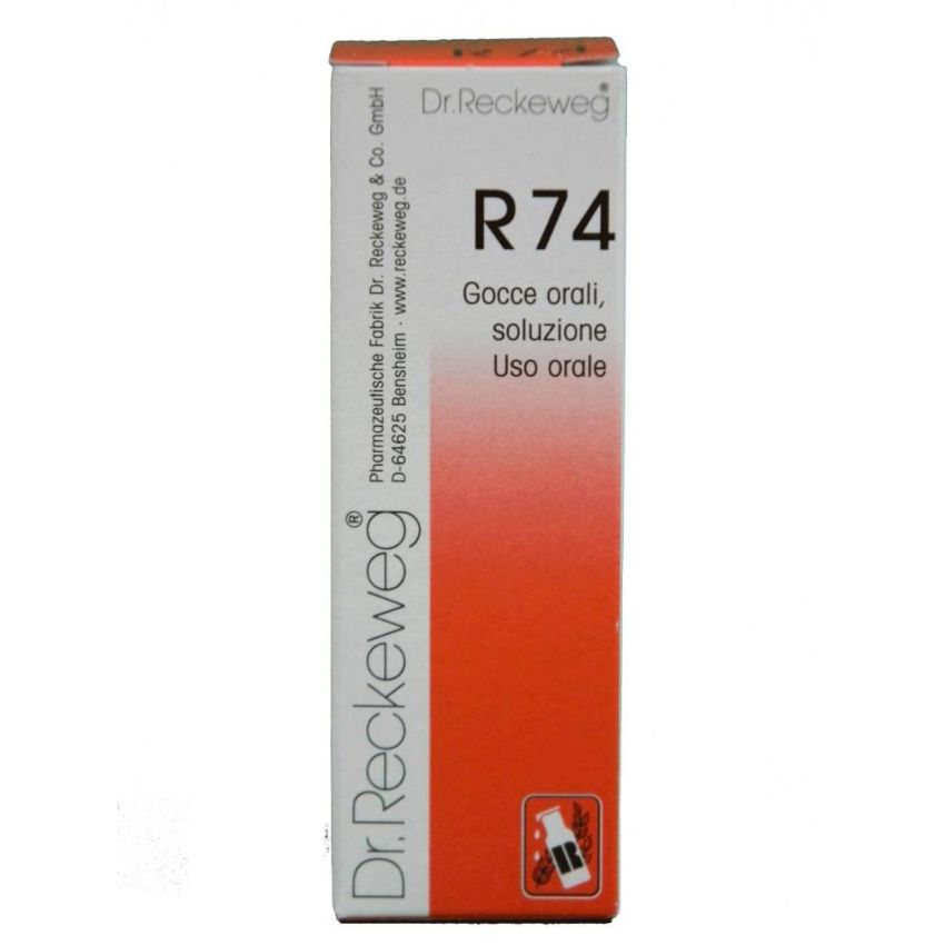 Gocce Reckeweg R74 - Flacone da 22ml
