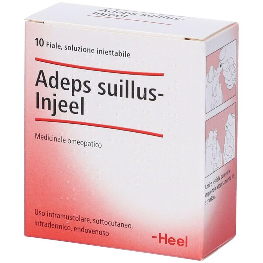 Heel Adeps Suillus Injell: Set di 10 Fiale Terapeutiche