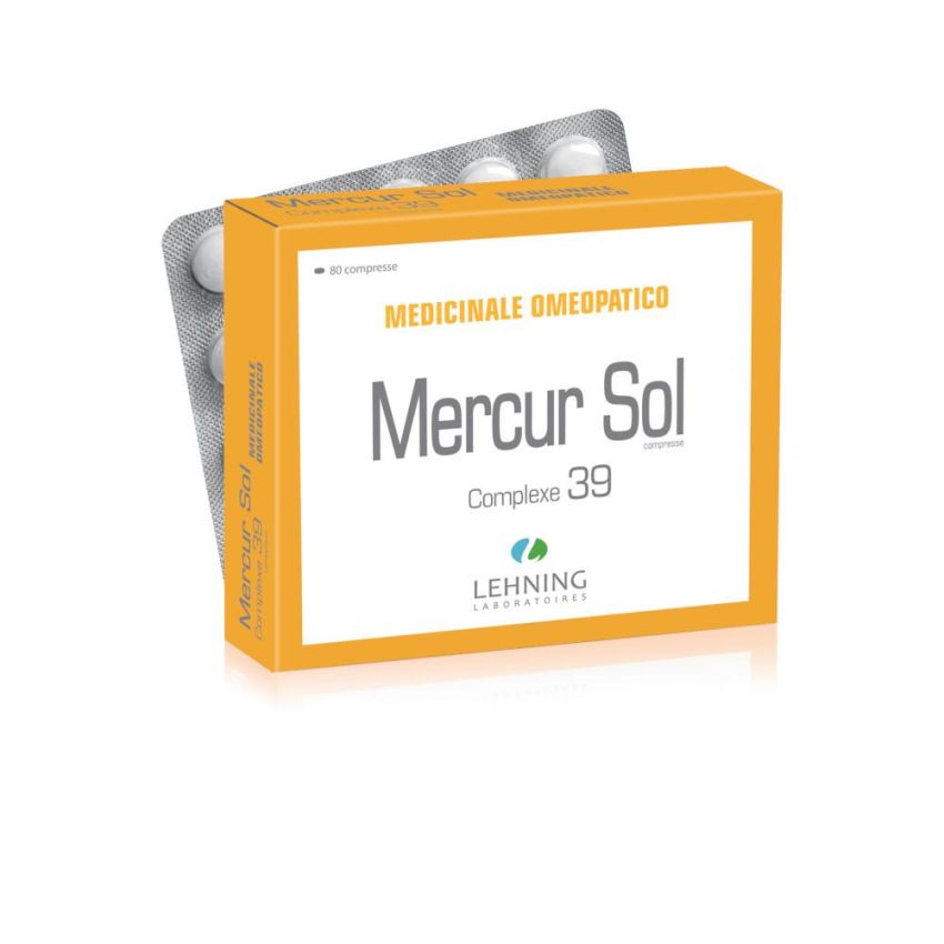 Lehning 39 Mercurius Sol - 80 Compresse di Integratore Alimentare