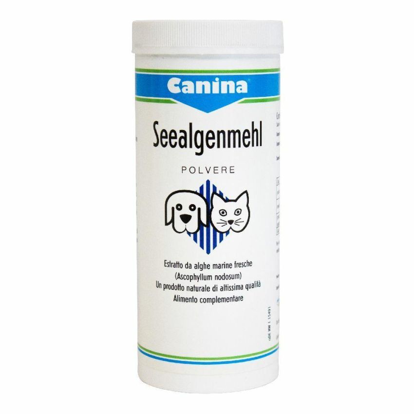 Polvere di Alghe Marine Canina Seealgen per Cani e Gatti - 250g