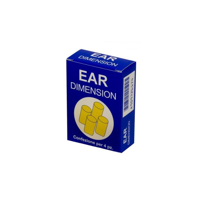 Dimension Ear - Set di 4 Tappi Auricolari di Alta Qualità