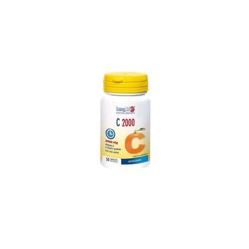 Longlife C2000 - Integratore Vitamina C - 30 Tavolette