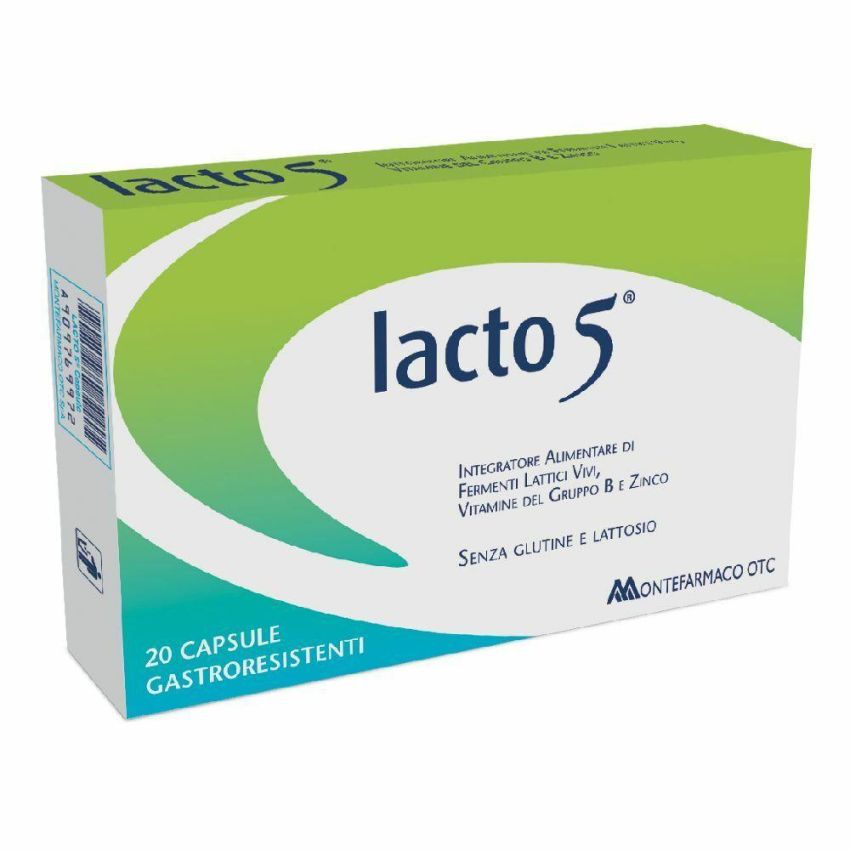 Lacto 5 Probiotic Supplement - 20 Capsule