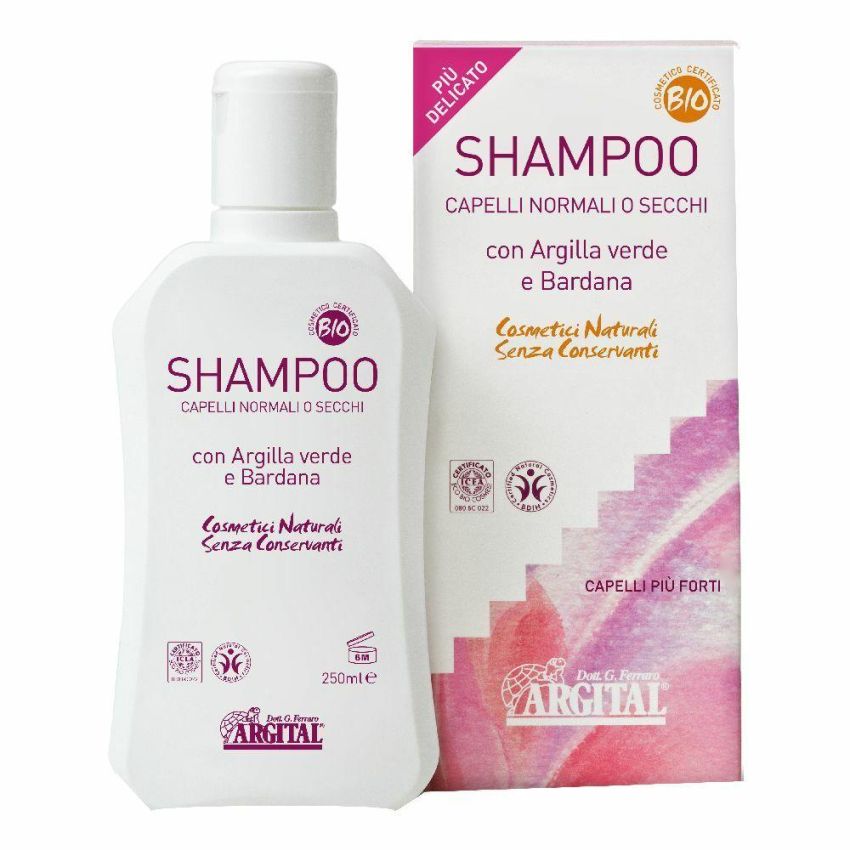 Argital Shampoo per Capelli Normali o Secchi - 250ml