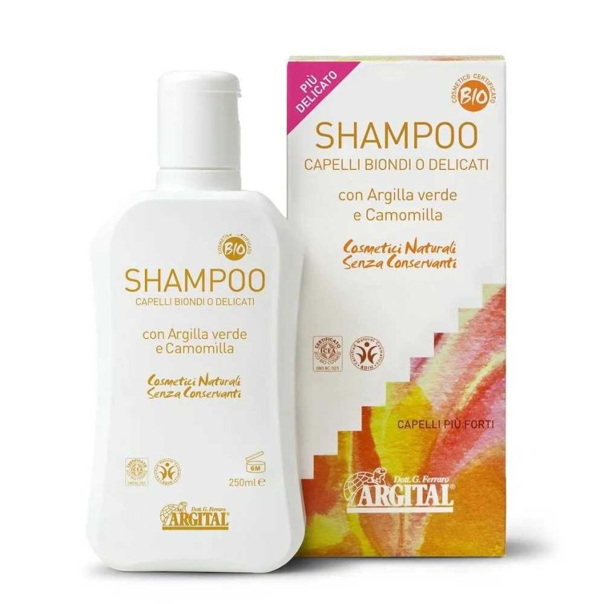 Argital Shampoo per Capelli Biondi o Delicati - 250ml
