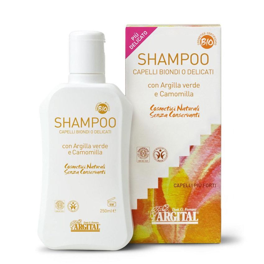 Argital Shampoo per Capelli Biondi o Delicati - 250ml