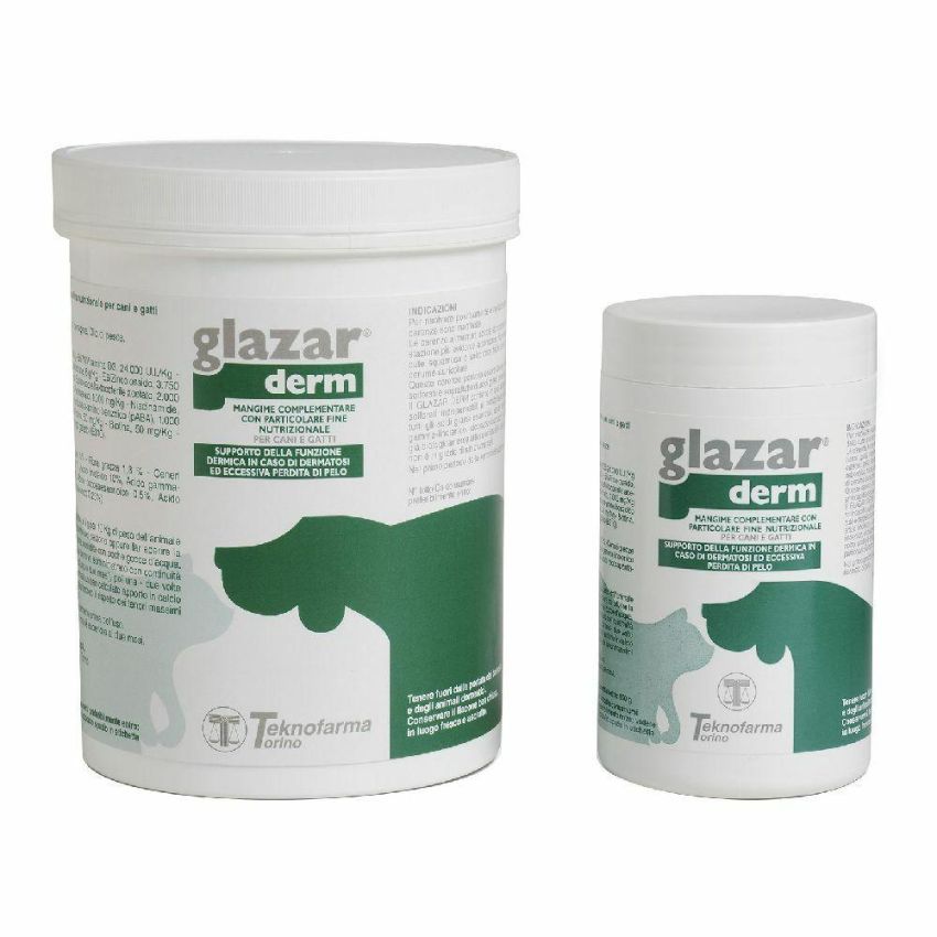 Glazarderm Complemento Alimentare per Cani e Gatti - 150gr