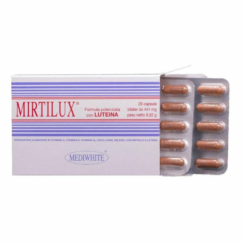 Mirtilux Advanced Formula Capsules - 20 Capsule