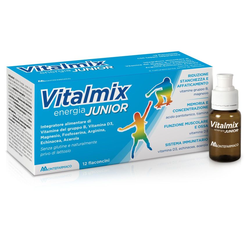 Vitalmix Junior - Pack di 12 Fiale Energizzanti per Bambini