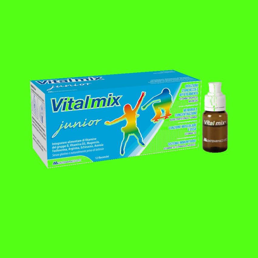 Vitalmix Junior - Pack di 12 Fiale Energizzanti per Bambini