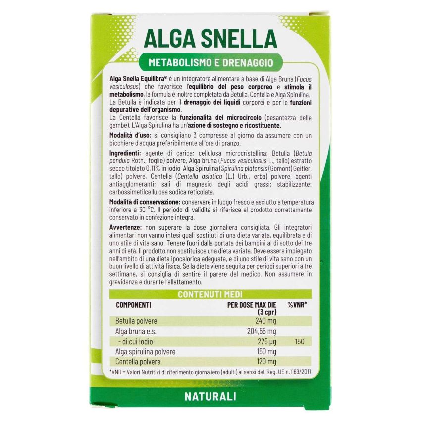 Equilibra Alga Snella - 75 Compresse