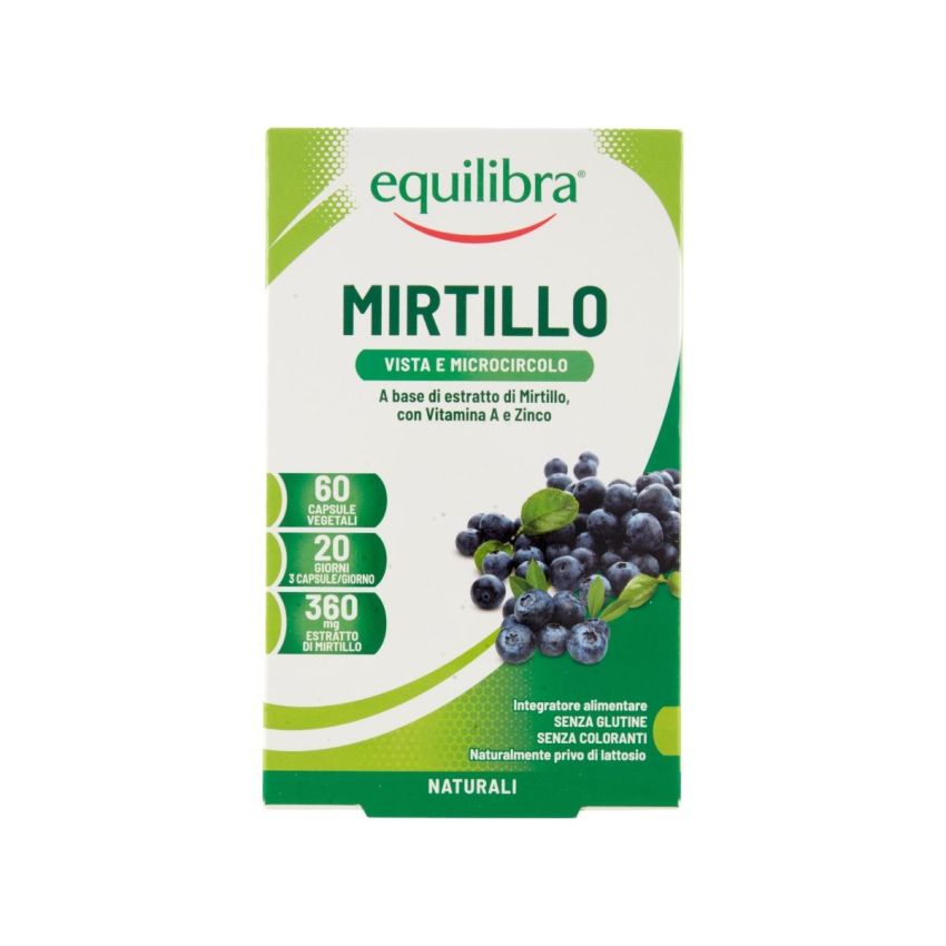 Equilibra Mirtillo - Integratore Alimentare in 60 Perle
