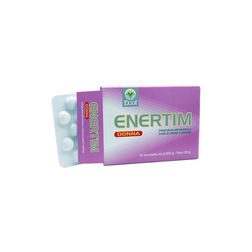 Ecol Enertim Tavolette Energetiche per Donna - Confezione da 50