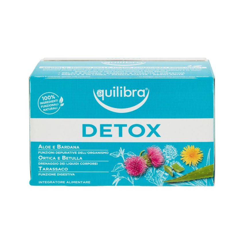 Equilibra Tisana Detox - Pacchetto da 15 Filtri