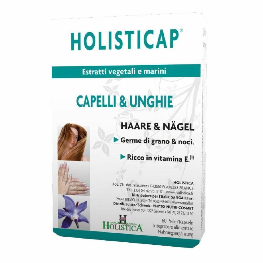 Holistica Holisticap Supplemento Naturale, 60 Capsule