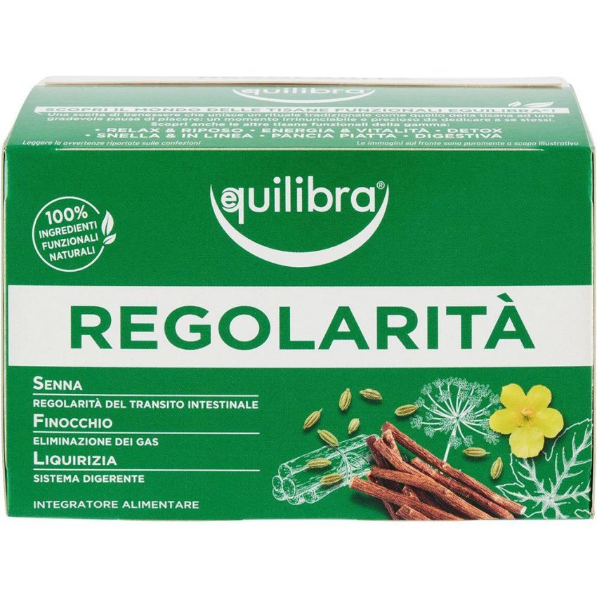 Equilibra Tisana per la Regolarità Intestinale - 15 Filtri