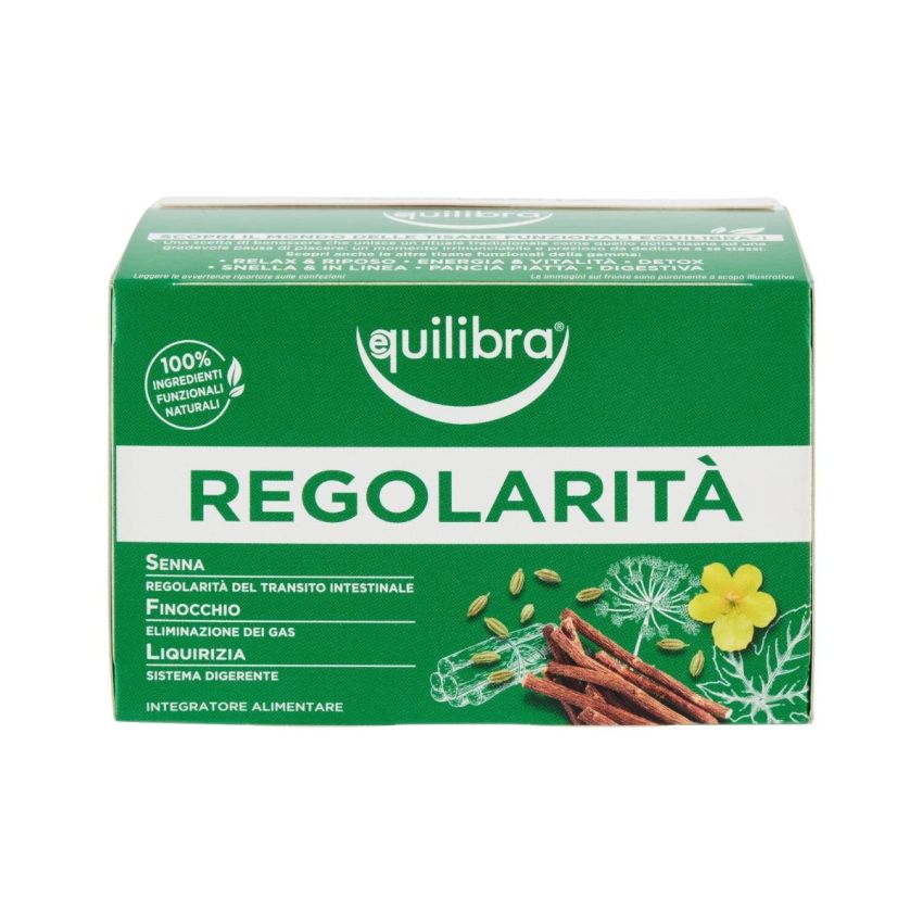 Equilibra Tisana per la Regolarità Intestinale - 15 Filtri