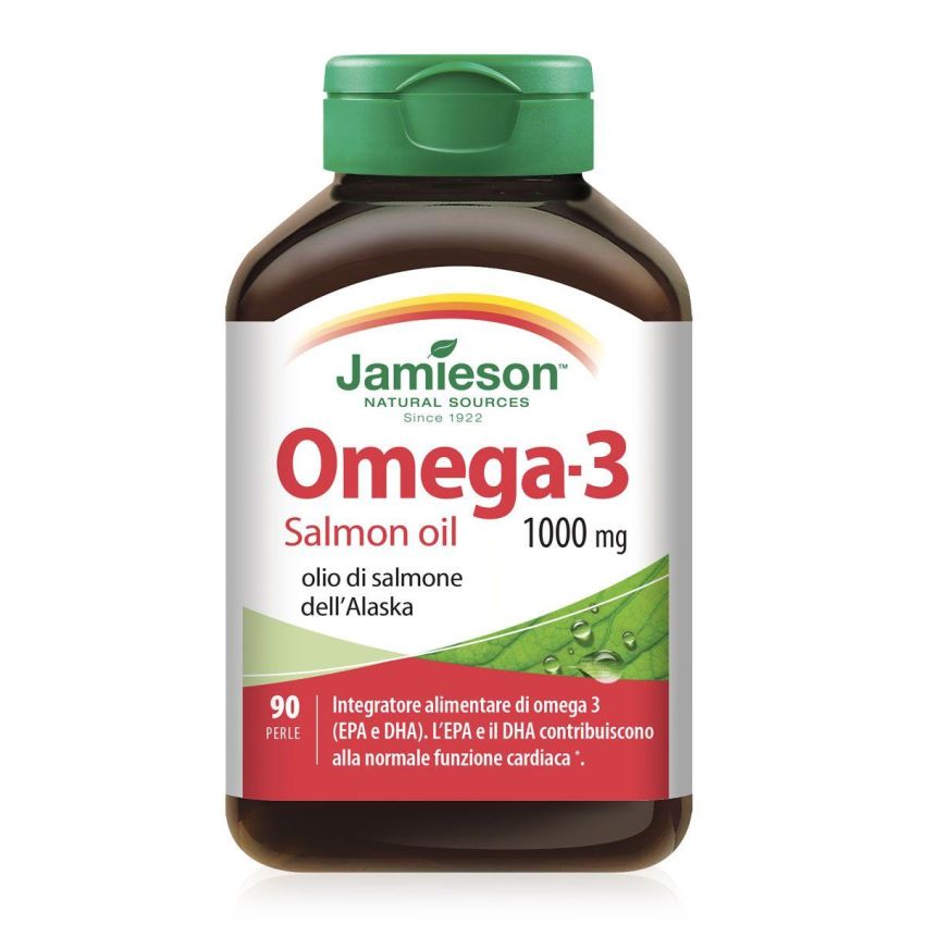 Jamieson Omega-3 Salmon Oil Supplement, 90 Capsule