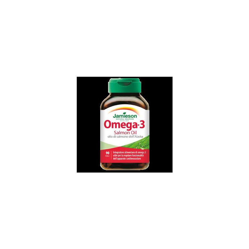 Jamieson Omega-3 Salmon Oil Supplement, 90 Capsule