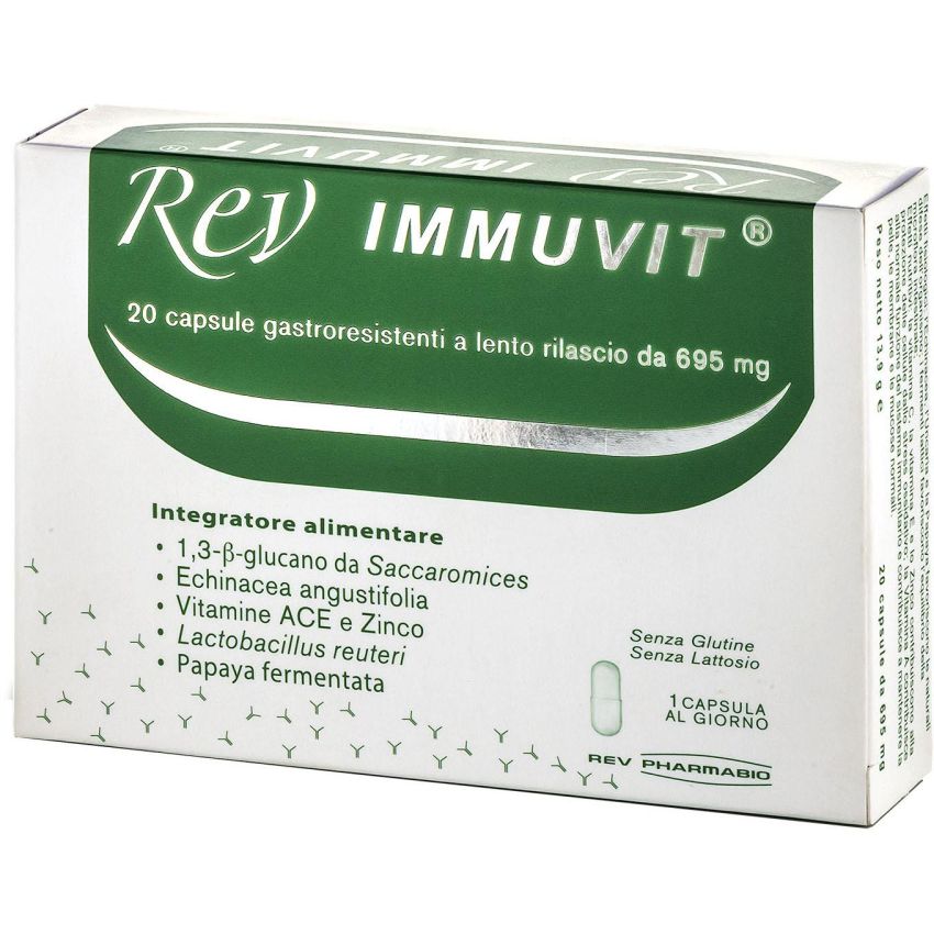 Rev Immuvit Immune Support - 20 Capsule Pack
