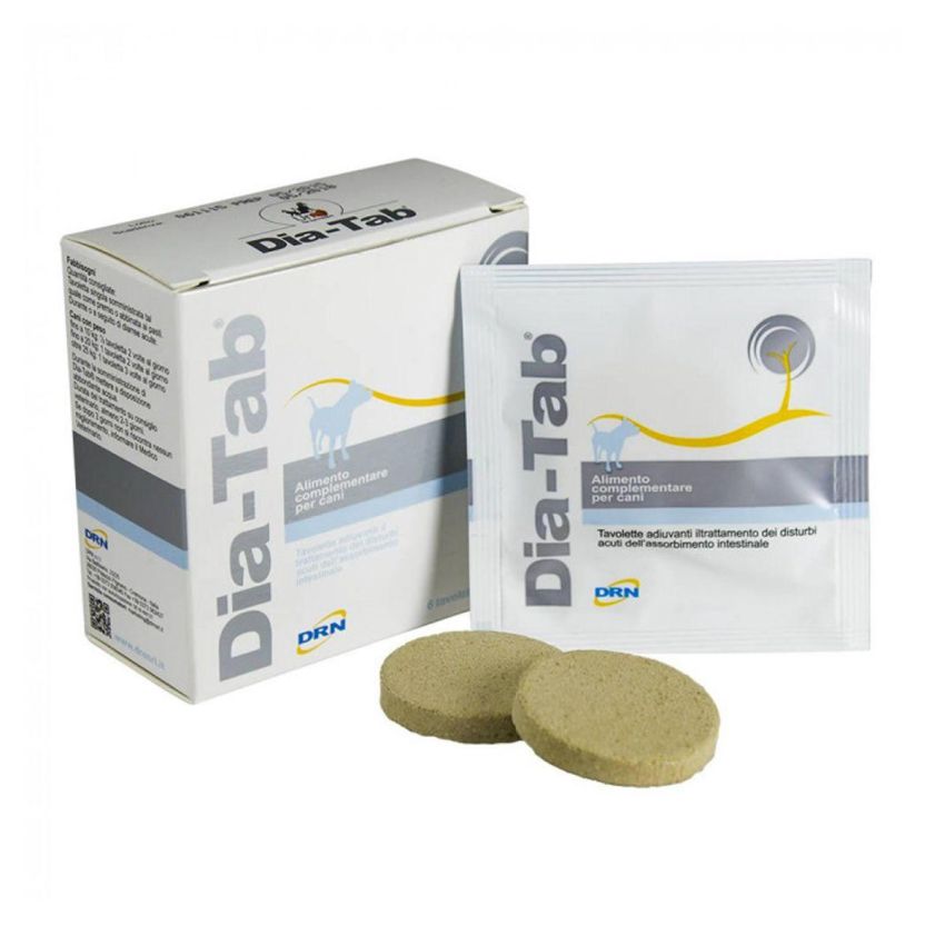 Diatab: 6 Tavolette per il Trattamento della Diarrea nei Cani